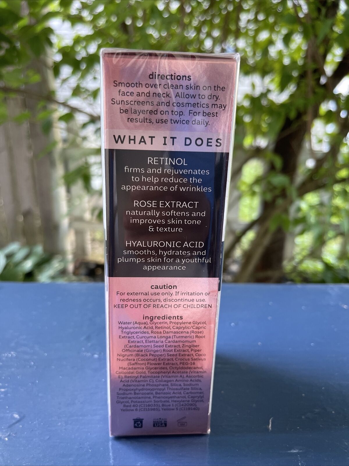 Formula Natura Firming Retinol Rose Face Serum 2 FL Oz