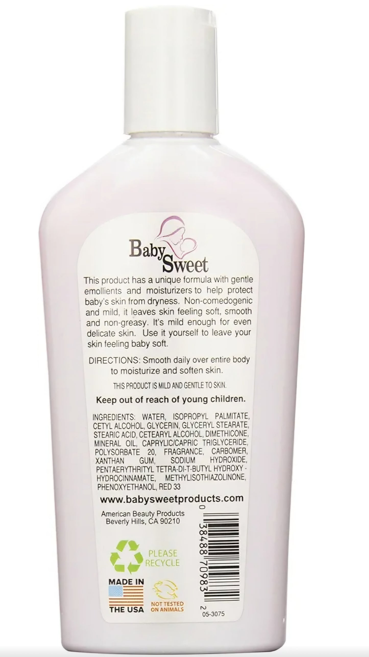 Baby Sweet Lotion, 10.1 Fl oz.