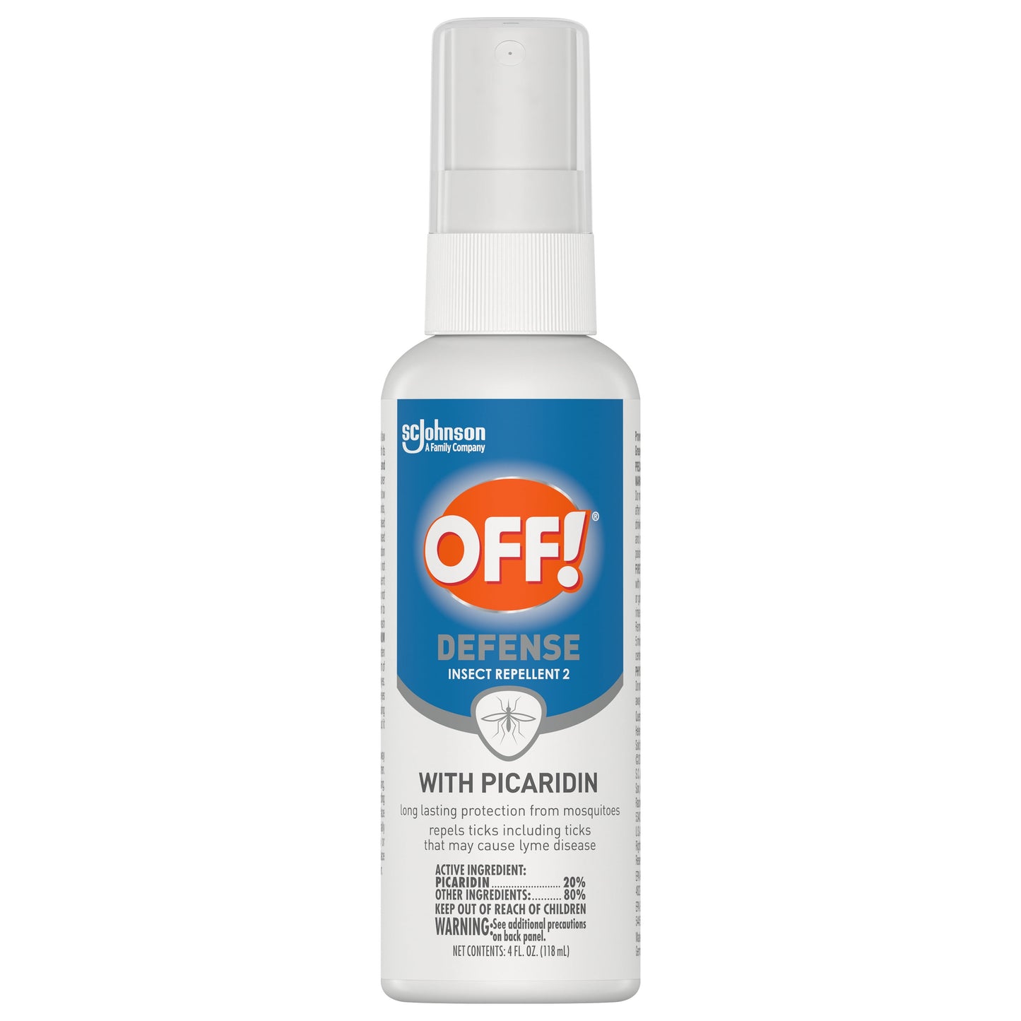 OFF! Defense Insect Repellent 2 with Picaridin, 4 oz
