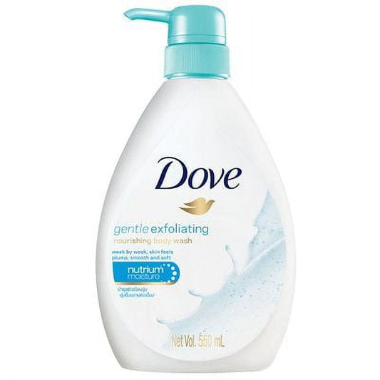 Dove Gentle Exfoliating Nourishing Body Wash Nutrium Moisture Smooth 2pk