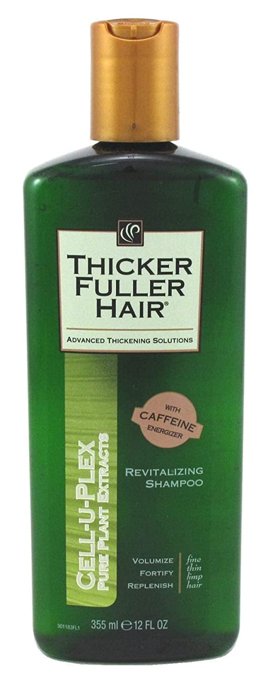 Thicker Fuller Hair Cell-U-Plex Revitalizing Shampoo - 12 Oz, 2 Pack