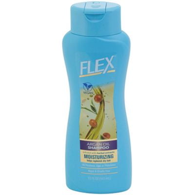 2 Pack Flex Vegan Argan Oil Shampoo Moisturizing 15 FL OZ (443ml)