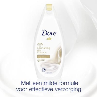 2 Pack Dove Nourishing Silk Body Wash Triple Moisture Serum 750ml 25.3oz - 2