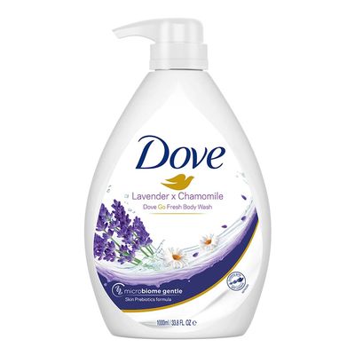 Dove Go Fresh Shower Gel Body Wash, Lavender and Chamomile, 33.8 Ounce Pump Bottle