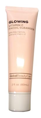 Global Beauty Care Glowing Vitamin C - Facial Cleanser with Niacinamide, AHA & Vitamin E 2fl oz 60ml