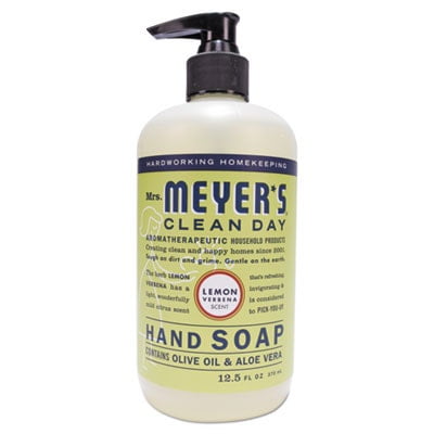 Mrs. Meyer's Clean Day Liquid Hand Soap, Lemon Verbena Scent, 12.5 Ounce Bottle