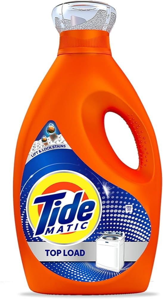 Tide Liquid 850ml (28.74oz) Top Load Original Pack of 2