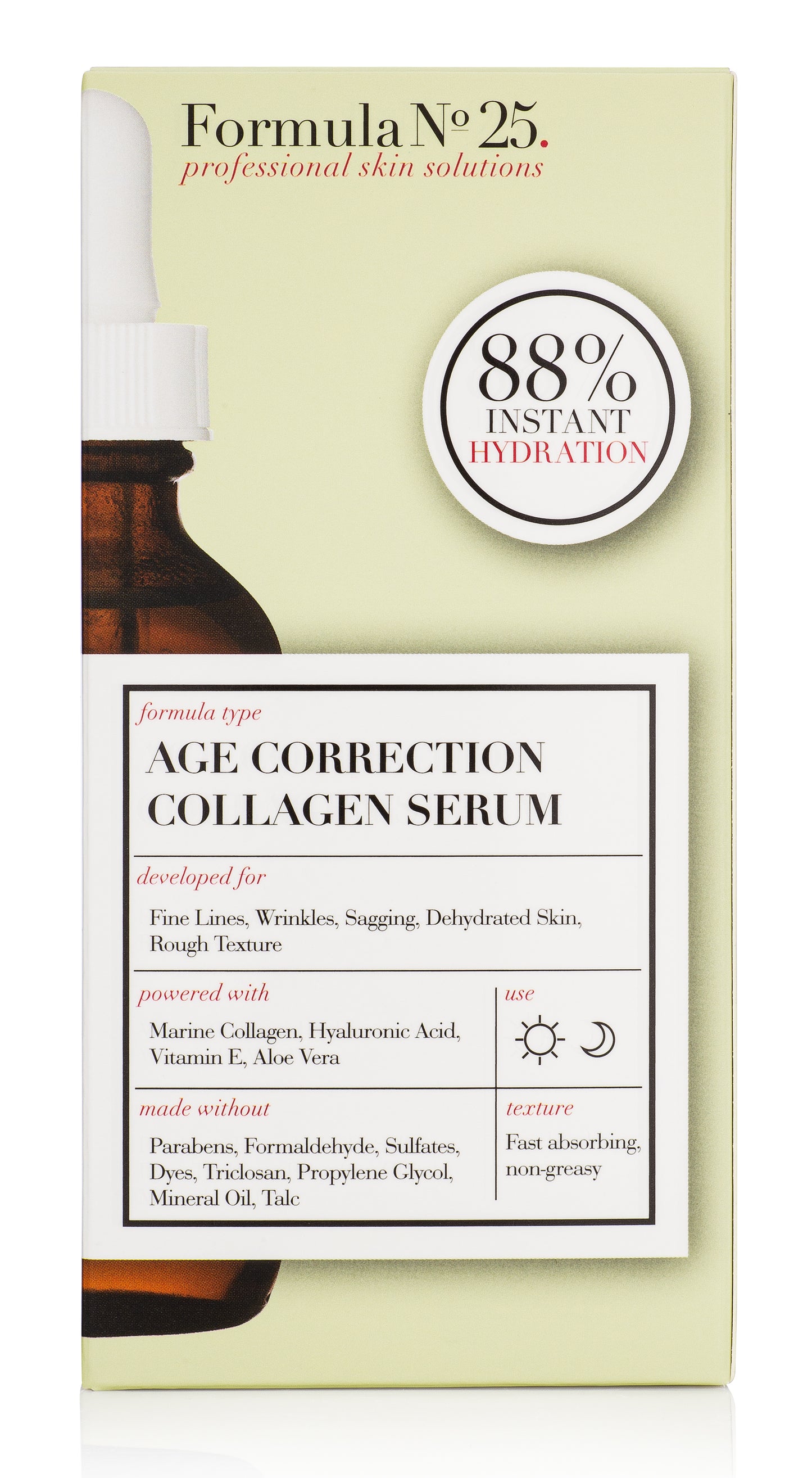 Formula 25 Age Correction Collagen Face Serum 1.75 Fl Oz (52mL)