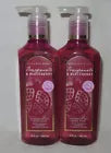 2 Pack Bath & Body Works Pomegranate & Blackberry Cleansing Gel Hand Soap 8 fl oz