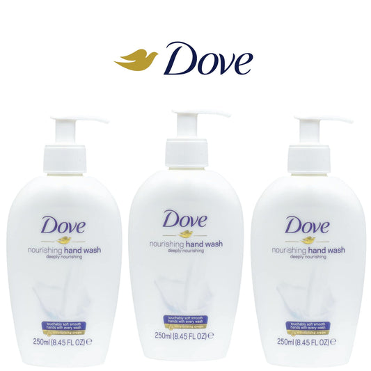 Dove Nourishing Hand Wash Deeply Nourishing, 250 ml Each, (Pack of 3)