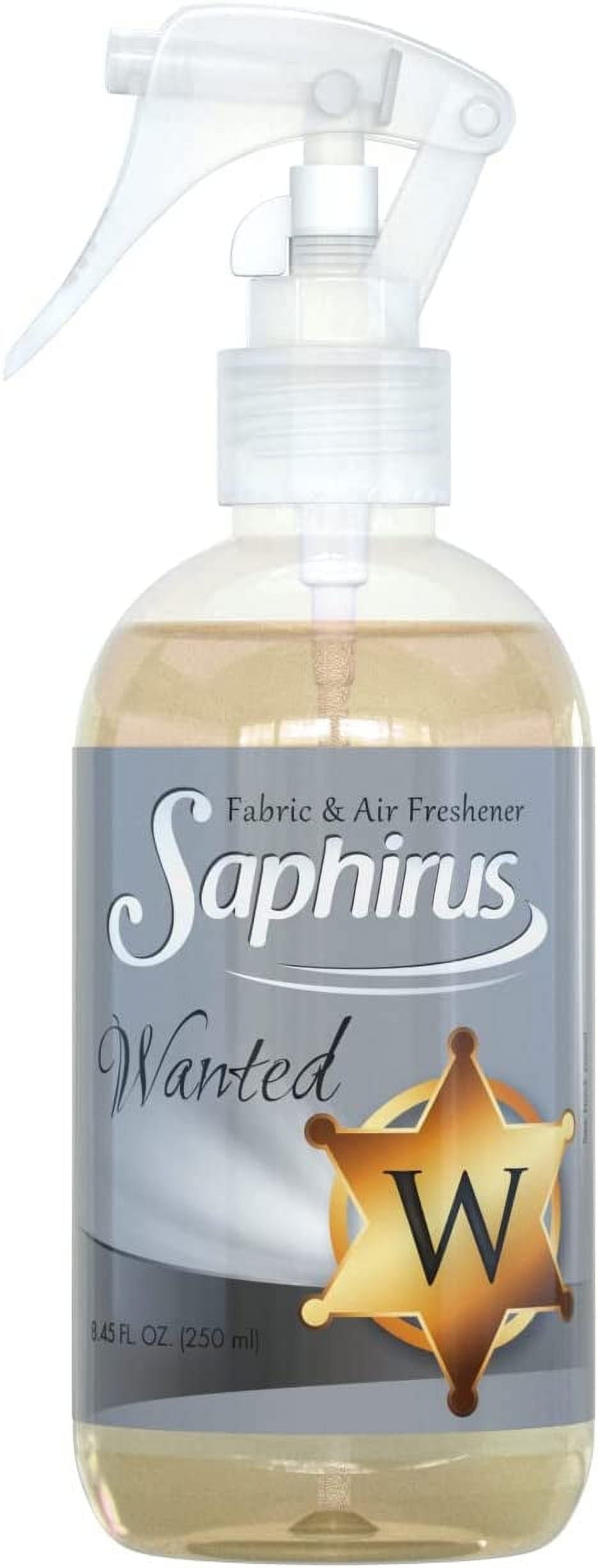 Saphirus Fabric and Air Freshener, great fragrance and essentials for Home, Office, Closet, Bathroom and any room, Odor Eliminator, Jasmine - 8.45 FL.OZ