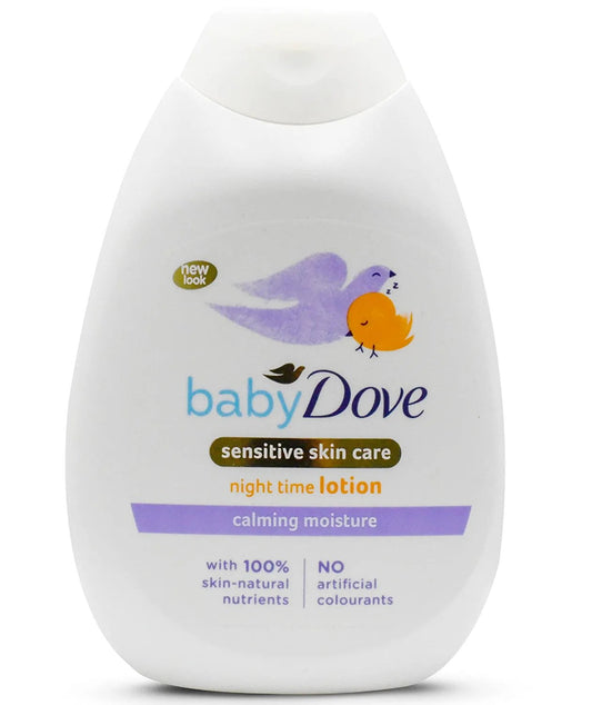 Baby Dove, Night Time Lotion for Sensitive Skin, Calming Moisture - 400 Ml 13 Ounce