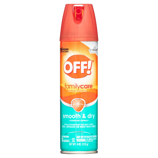 OFF! FamilyCare Insect Repellent I, Smooth & Dry, 4 oz (1 ct)