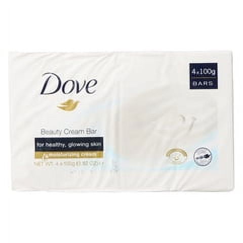 Dove Beauty Cream Bar for healthy, glowing skin 1/4 moisturizing cream 4x100g Bars 4 pack