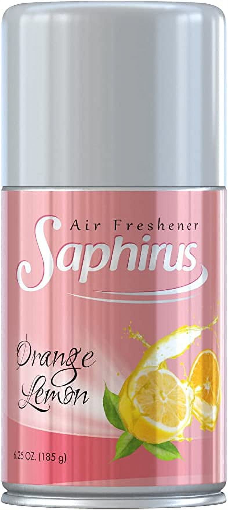 Saphirus Air Freshener Aerosol, a great and magic fragrance for home, office, car, bathroom, and any room, Odor Eliminator, Fresh Linen, 6.25 FL.OZ