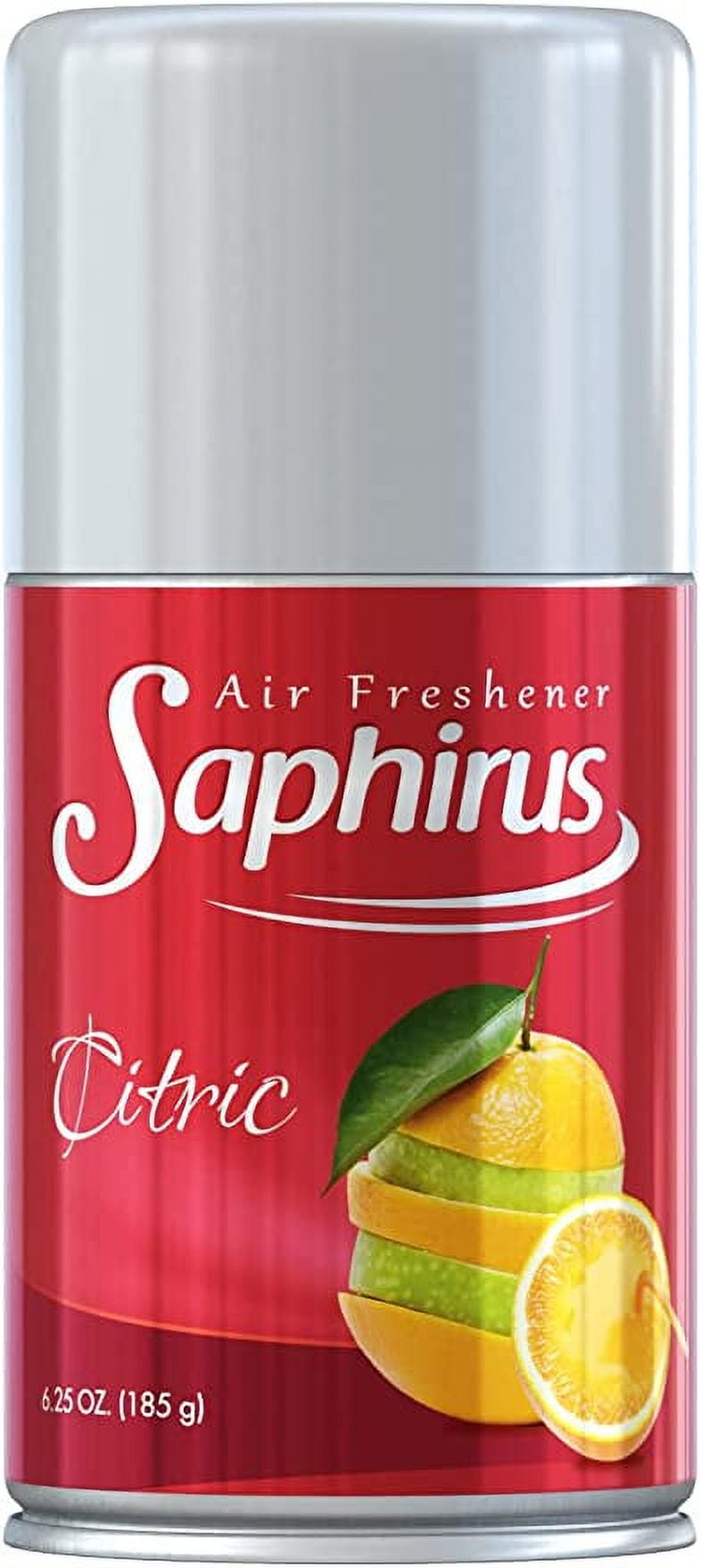 Saphirus Air Freshener Aerosol, a great and magic fragrance for home, office, car, bathroom, and any room, Odor Eliminator, Fresh Linen, 6.25 FL.OZ