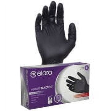 Elara Versafit BLACK5G XL Powder Free Synthetic Hybrid Gloves