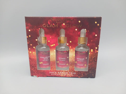 Taylor & Finch Australia Glam & Glow Face Serum Trio