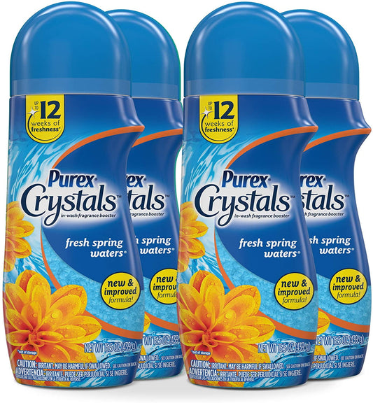 Purex Crystals In-Wash Fragrance and Scent Booster, 15.5 Ounce, 4 Count