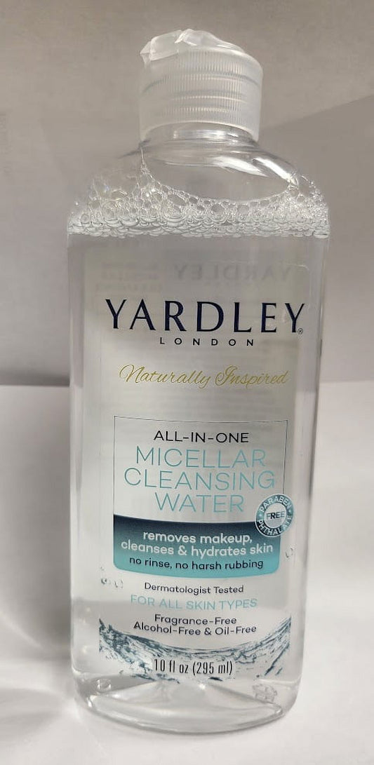 Yardley All-In-One Micellar Cleansing Water Removes Makeup (2 pack)