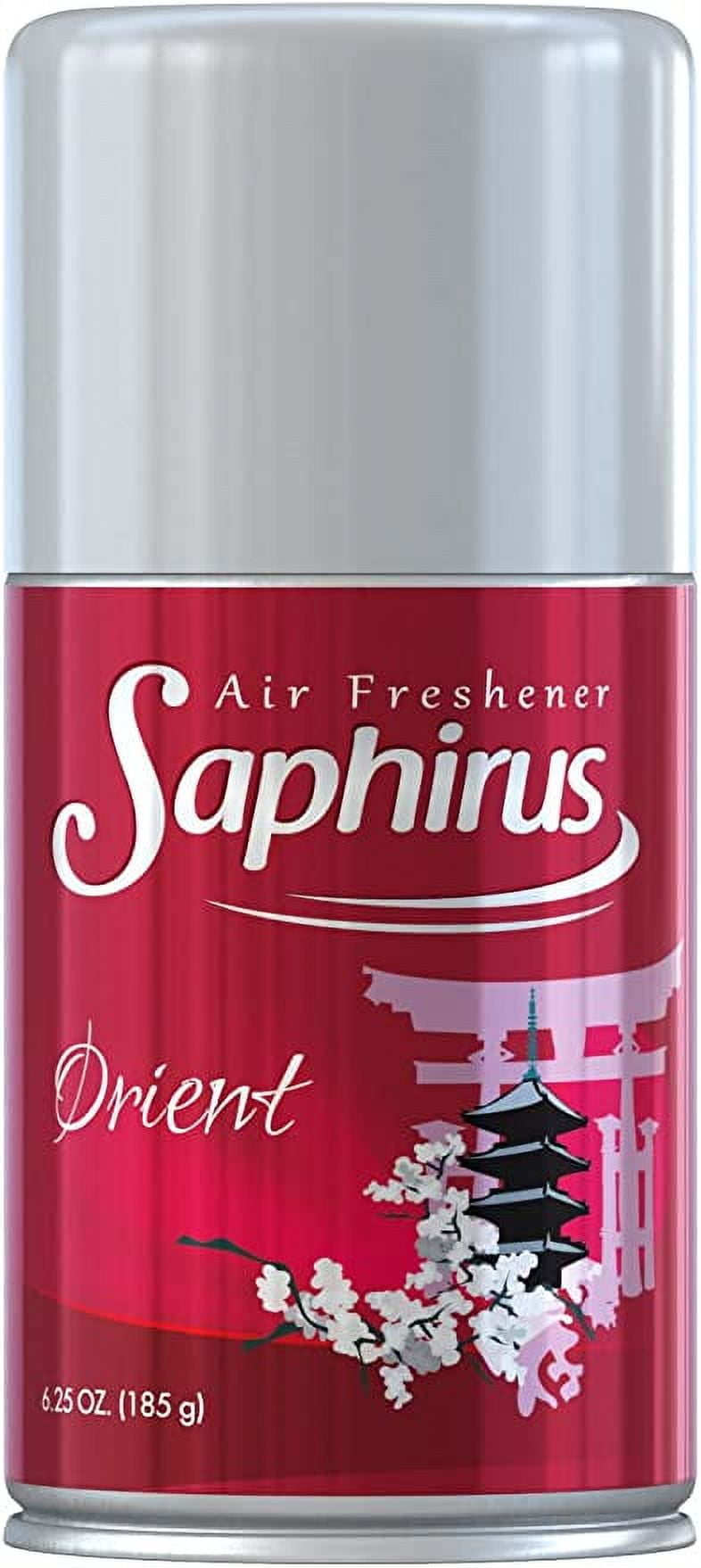 Saphirus Air Freshener Aerosol, a great and magic fragrance for home, office, car, bathroom, and any room, Odor Eliminator, Fresh Linen, 6.25 FL.OZ