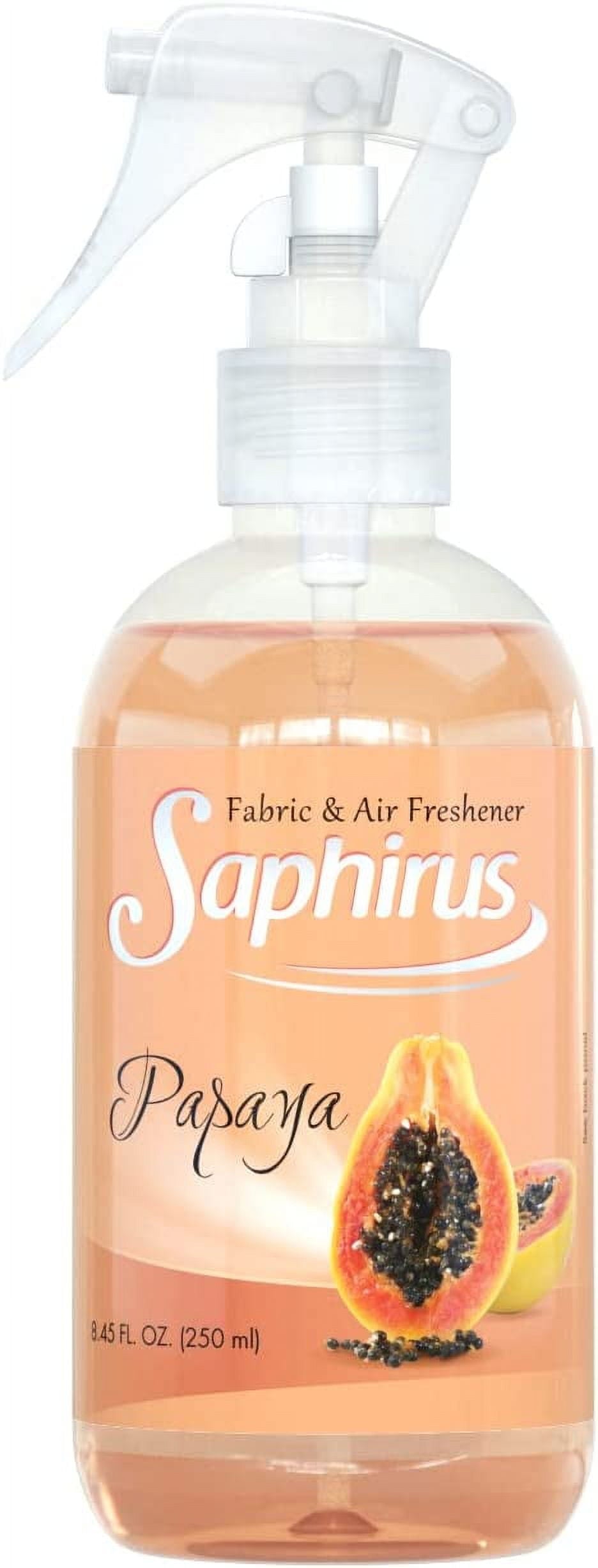 Saphirus Fabric and Air Freshener, great fragrance and essentials for Home, Office, Closet, Bathroom and any room, Odor Eliminator, Jasmine - 8.45 FL.OZ