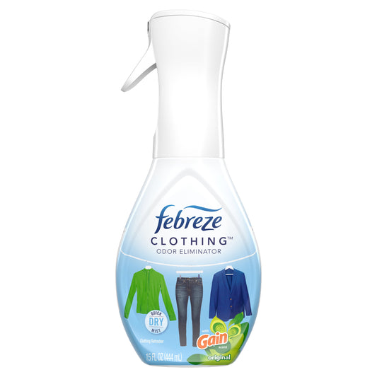 Febreze Clothing Odor Eliminator, with Gain Original Scent, 15 fl oz