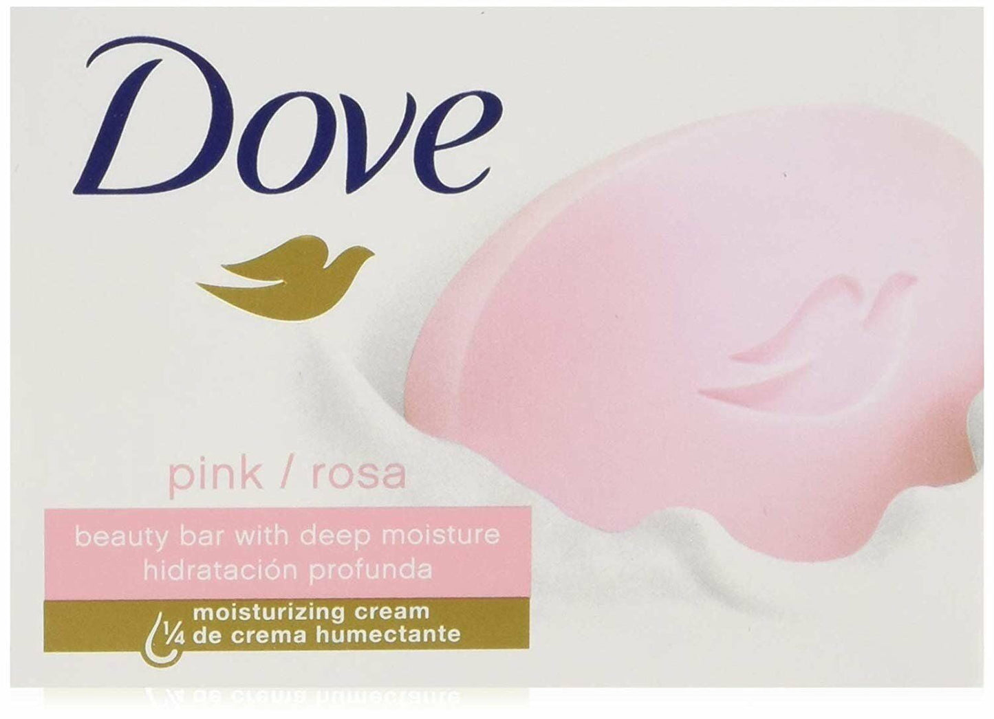 Dove Beauty Bar Gentle Skin Cleanser Pink Bar Soap Gentle Skin Care, 2-Pack