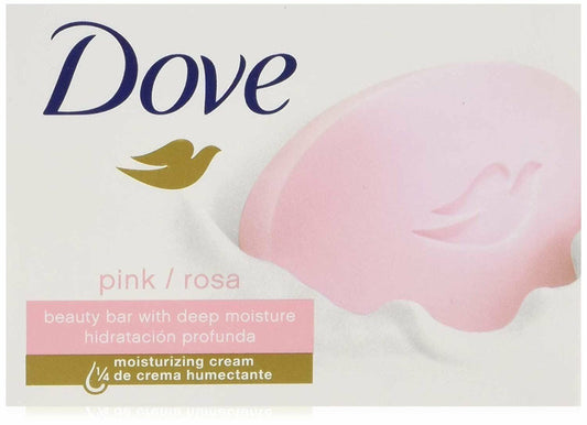 Dove Beauty Bar Gentle Skin Cleanser Pink Bar Soap Gentle Skin Care, 2-Pack